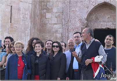 Foto di gruppo a Castel del Monte